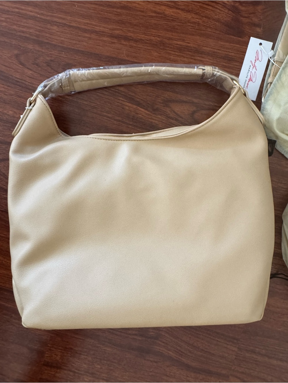 Marilyn Monroe Cream Shoulder Hobo Bag